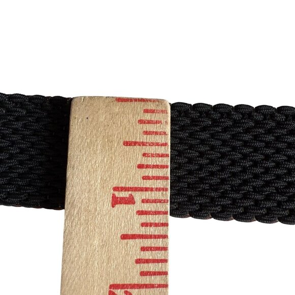 Tommy Bahama Leather Stretch Braided Reversible Belt Men's Small (32-36) Black - Picture 5 of 8